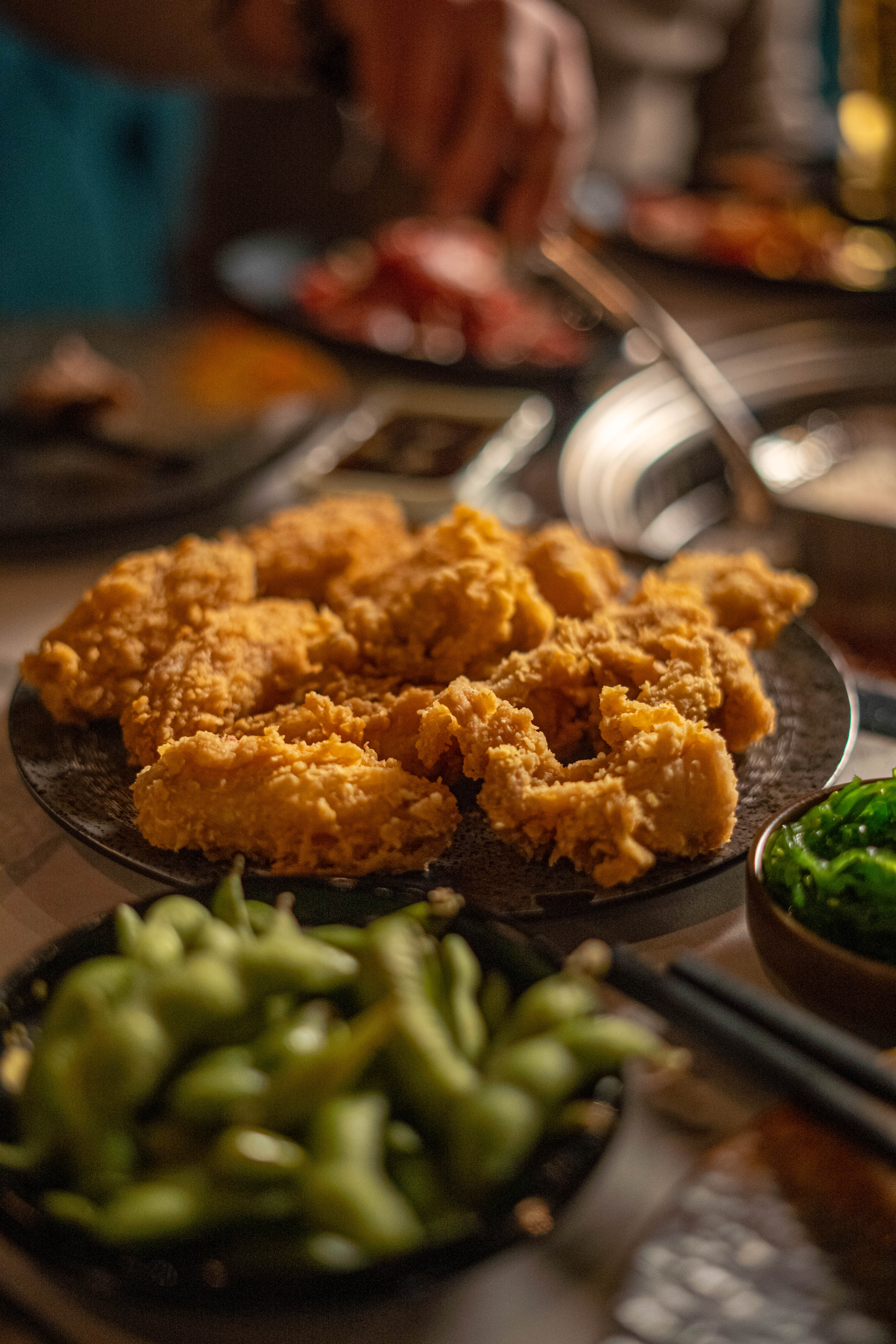 Koreaans groepsdiner in Utrecht, samen grillen aan tafel bij Bapsang